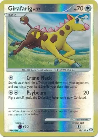49/123 Girafarig MT Uncommon Reverse Holo