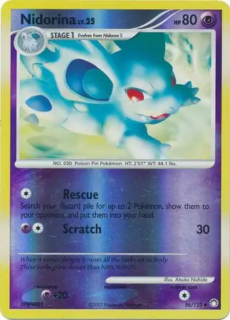 56/123 Nidorina MT Uncommon Reverse Holo