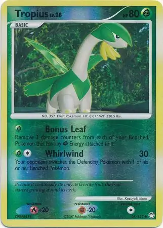 64/123 Tropius MT Uncommon Reverse Holo