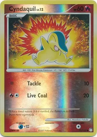 79/123 Cyndaquil MT Common Reverse Holo