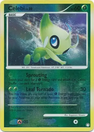 7/123 Celebi MT Rare Holo Reverse Holo