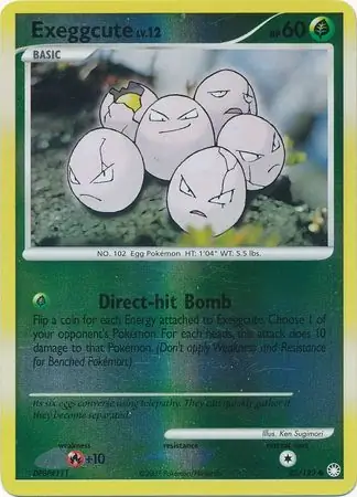 82/123 Exeggcute MT Common Reverse Holo