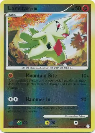87/123 Larvitar MT Common Reverse Holo