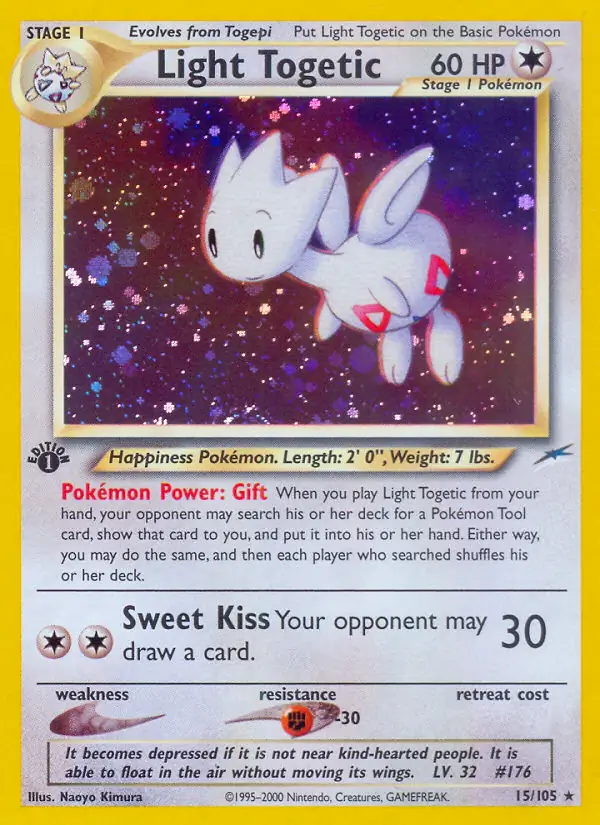 15/105 Light Togetic N4 Rare Holo