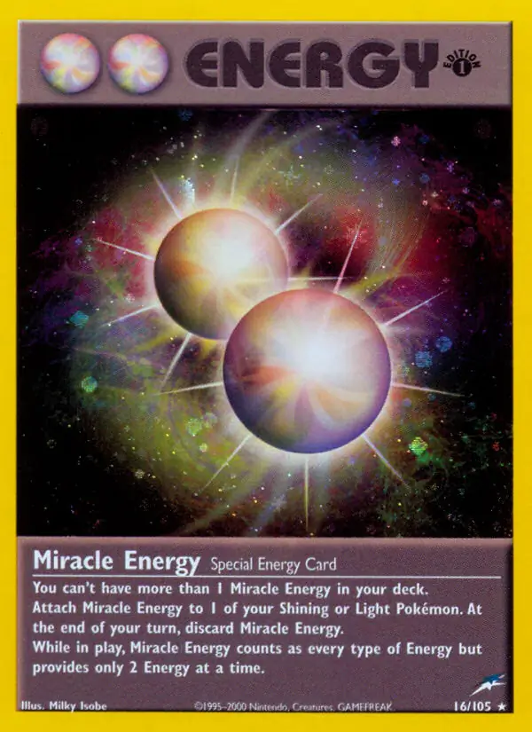 16/105 Miracle Energy N4 Rare Holo