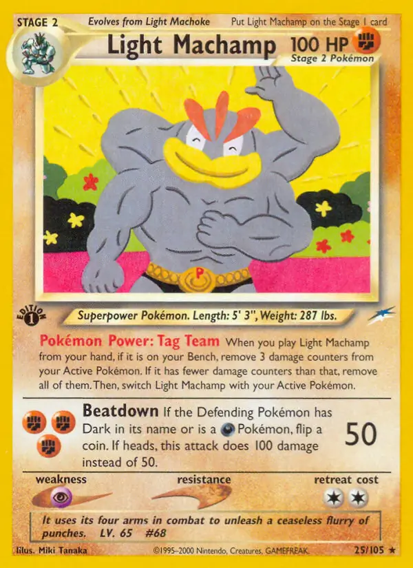25/105 Light Machamp N4 Rare