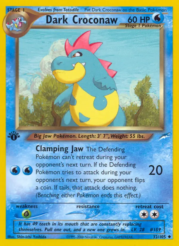 Dark Croconaw Destiny 32/105 Uncommon