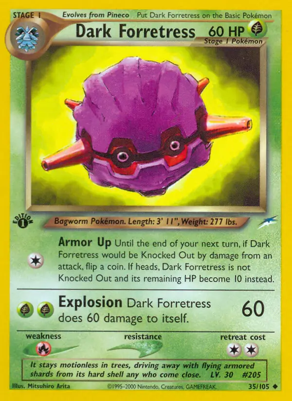 35/105 Dark Forretress N4 Uncommon
