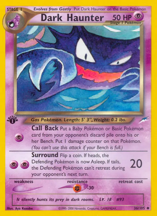 36/105 Dark Haunter N4 Uncommon