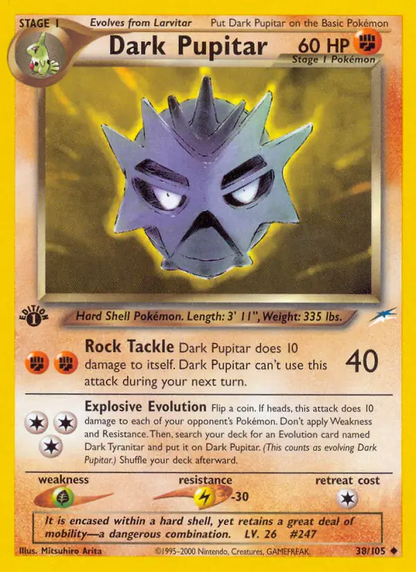 38/105 Dark Pupitar N4 Uncommon