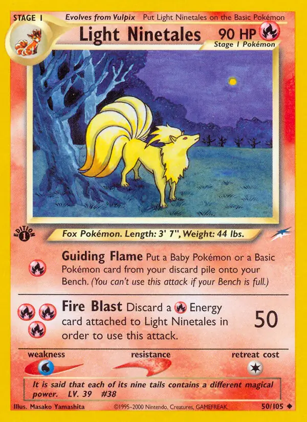 50/105 Light Ninetales N4 Uncommon