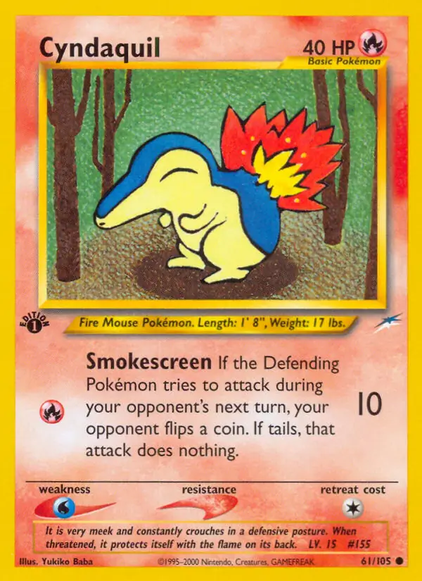 61/105 Cyndaquil N4 Common