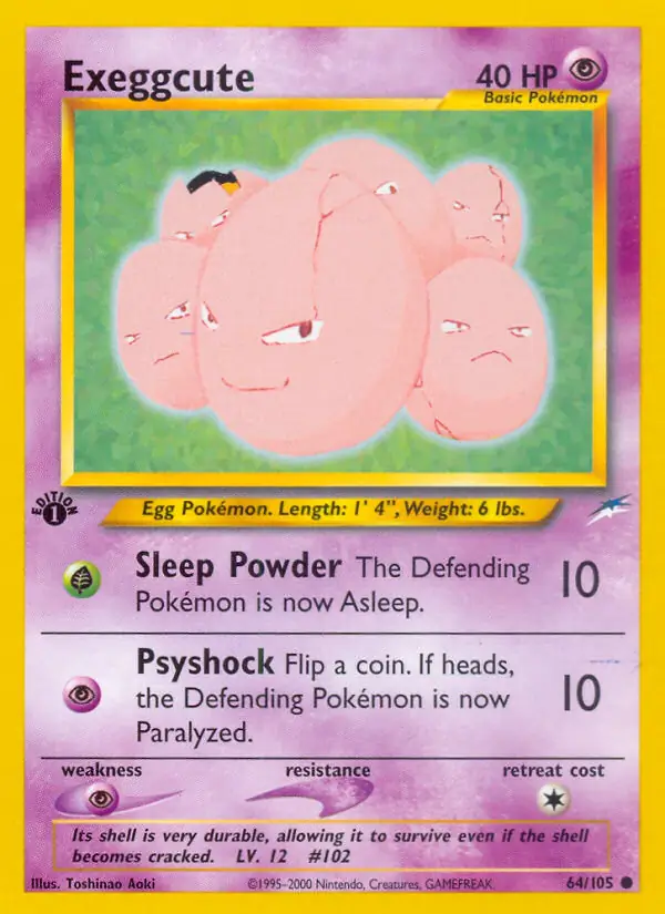 64/105 Exeggcute N4 Common