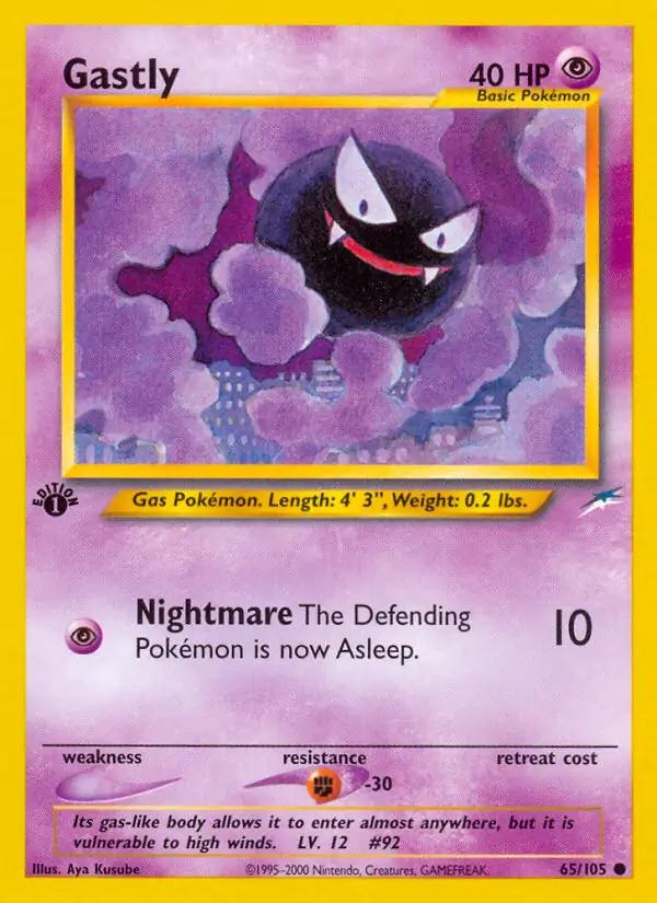 65/105 Gastly N4 Common