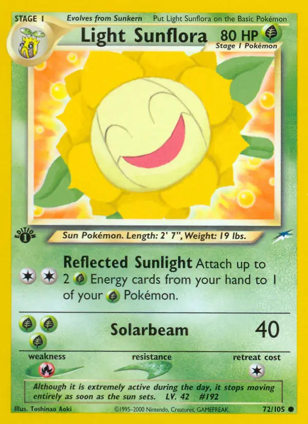 72/105 Light Sunflora N4 Common
