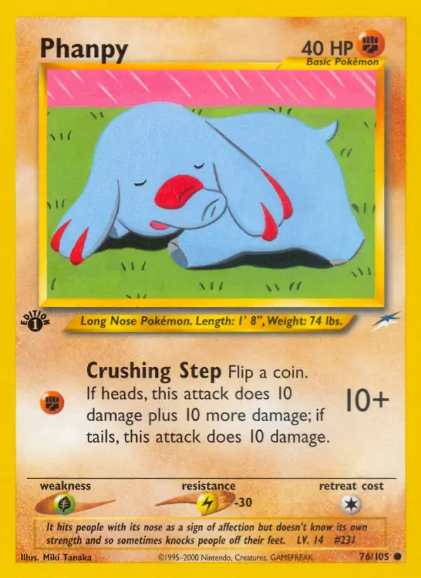 76/105 Phanpy N4 Common
