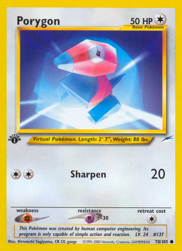 78/105 Porygon N4 Common