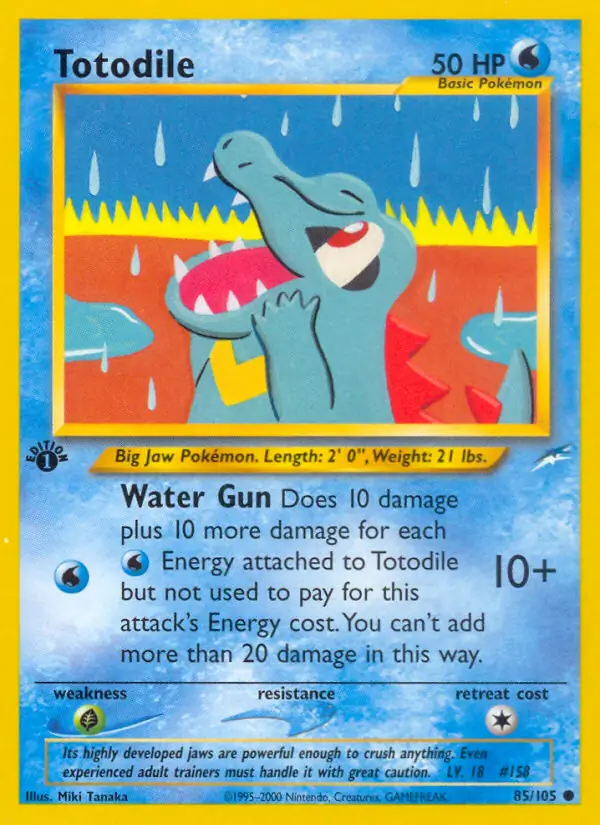 85/105 Totodile N4 Common