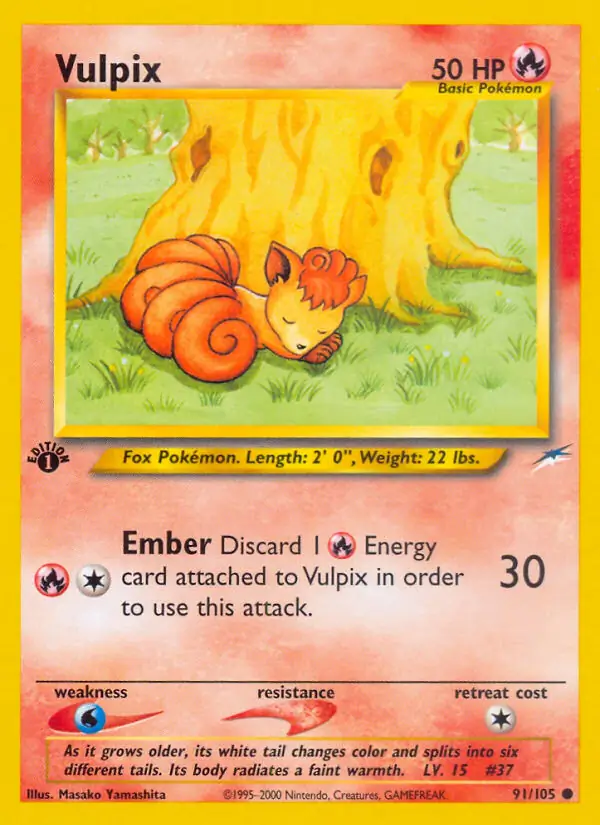 91/105 Vulpix N4 Common