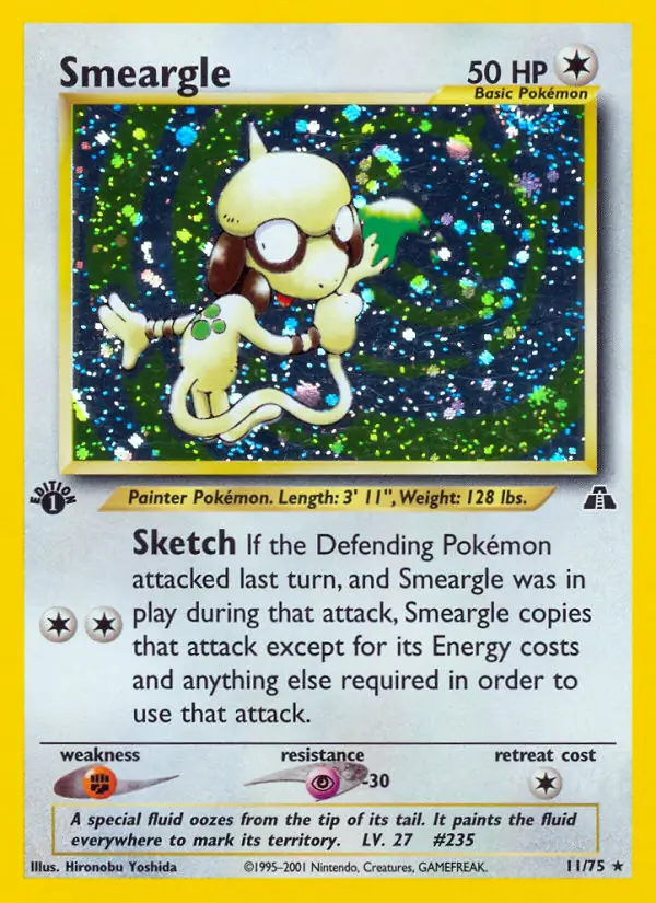 11/75 Smeargle N2 Rare Holo