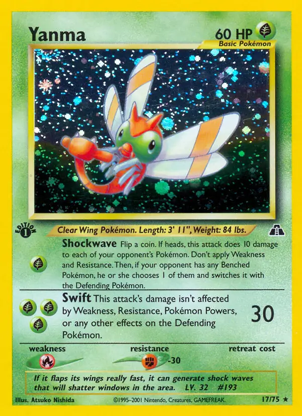 17/75 Yanma N2 Rare Holo