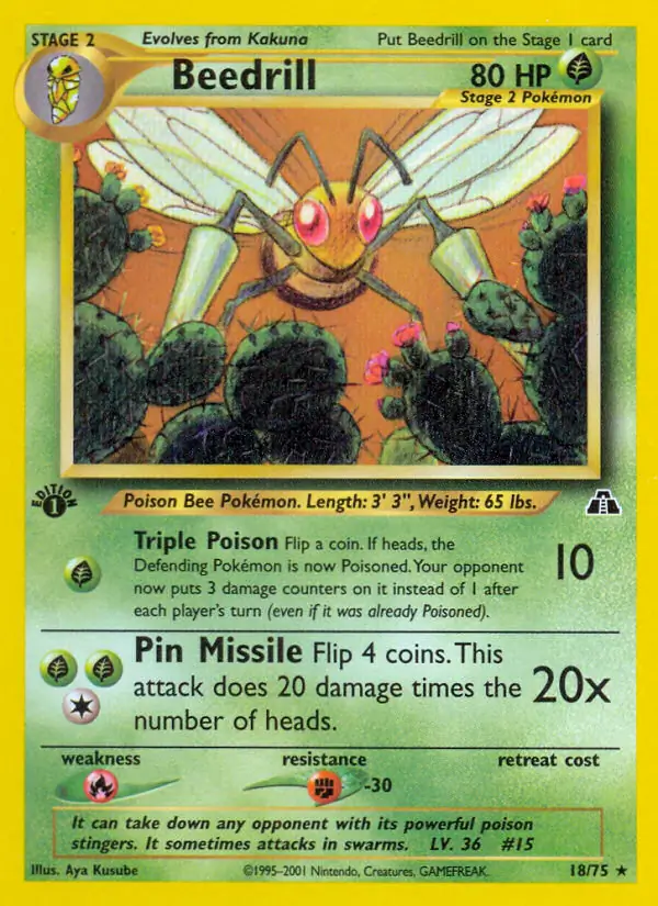 18/75 Beedrill N2 Rare