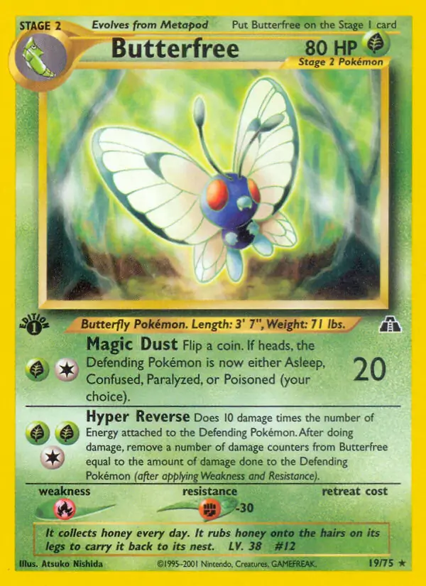 19/75 Butterfree N2 Rare