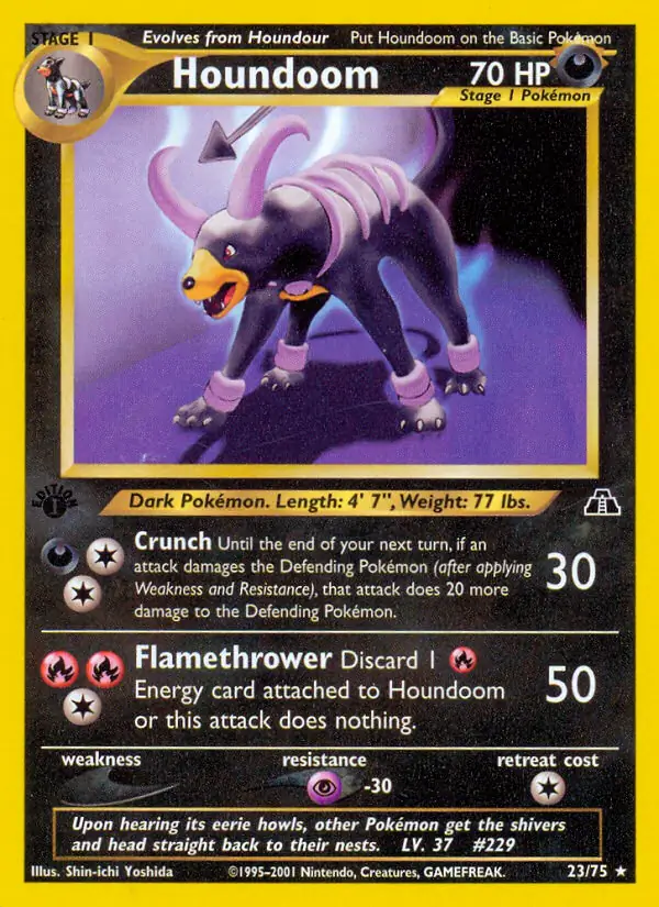 23/75 Houndoom N2 Rare