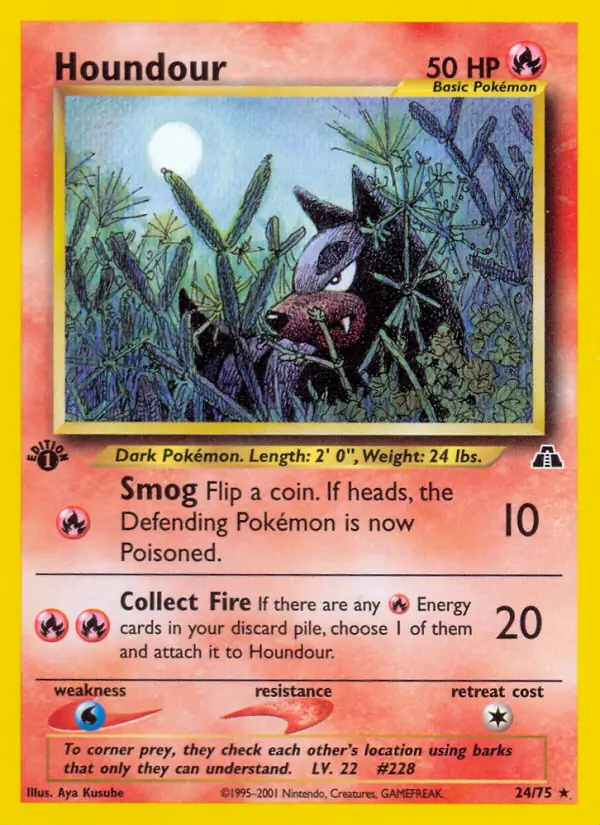 24/75 Houndour N2 Rare