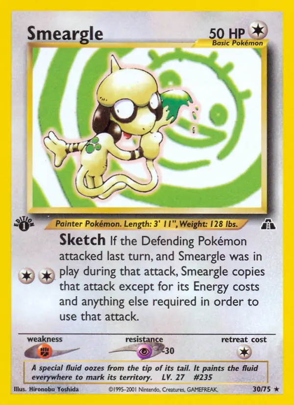 30/75 Smeargle N2 Rare