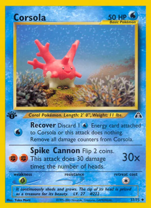 37/75 Corsola N2 Uncommon