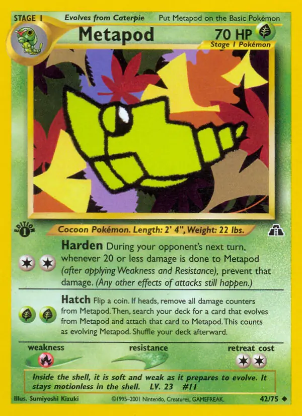 42/75 Metapod N2 Uncommon