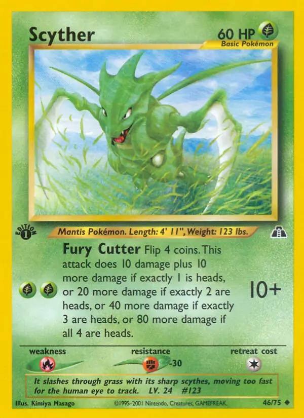 Scyther Discovery 46/75 Uncommon