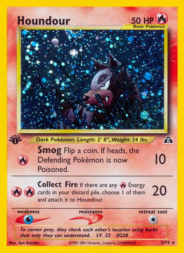 5/75 Houndour N2 Rare Holo