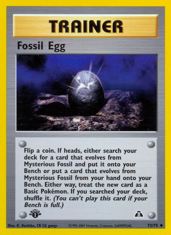 72/75 Fossil Egg N2 Uncommon