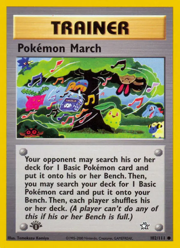 102/111 Pokémon March N1 Common