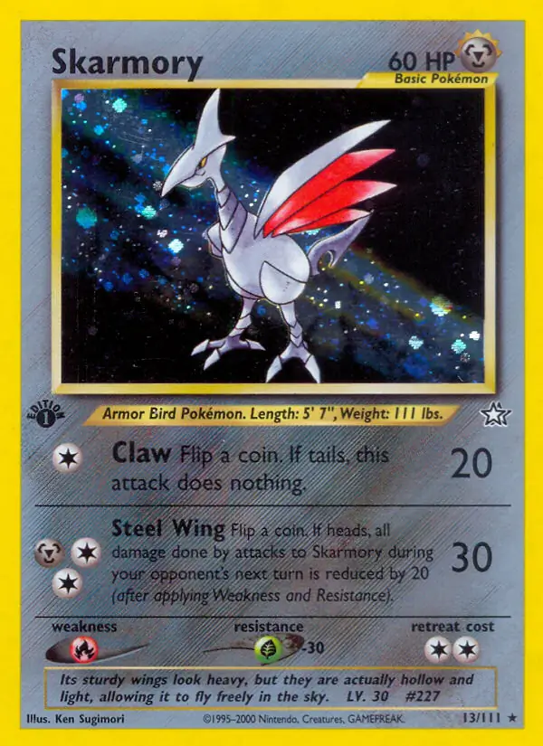 Skarmory Genesis 13/111 Rare Holo