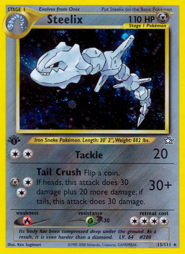 Steelix Genesis 15/111 Rare Holo