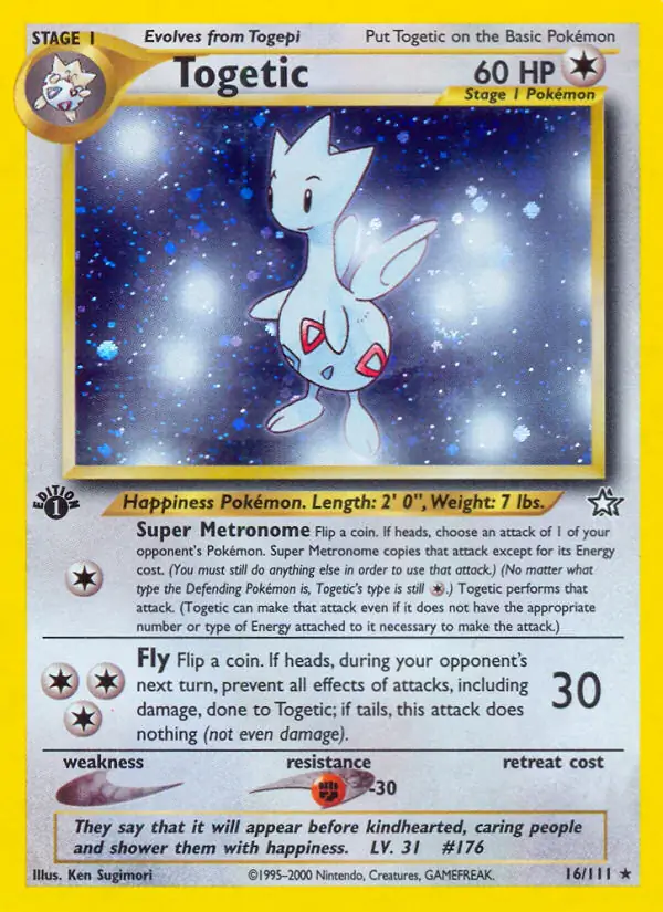 16/111 Togetic N1 Rare Holo