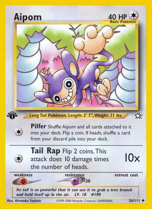 26/111 Aipom N1 Uncommon