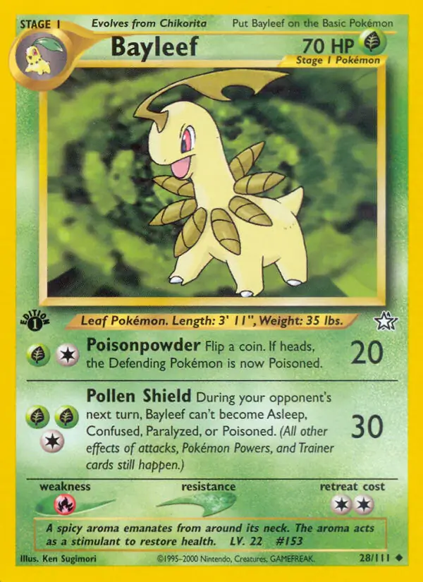 28/111 Bayleef N1 Uncommon