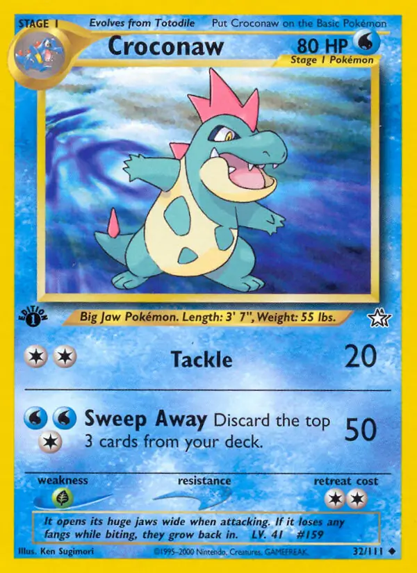 Croconaw Genesis 32/111 Uncommon