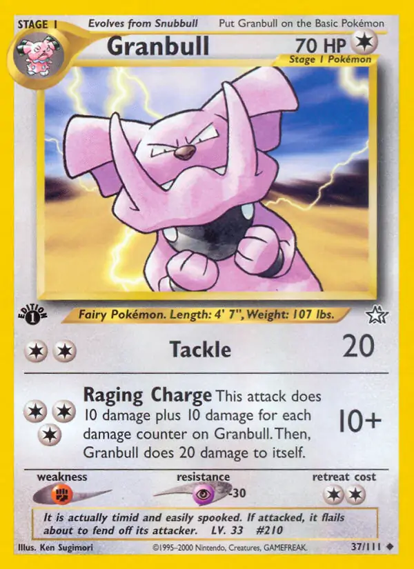 37/111 Granbull N1 Uncommon
