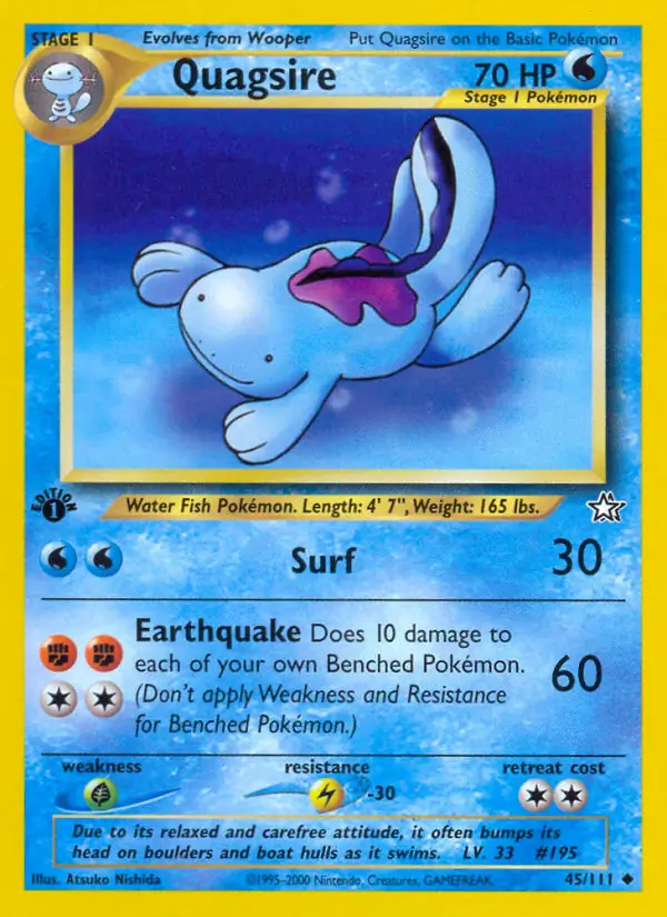 45/111 Quagsire N1 Uncommon