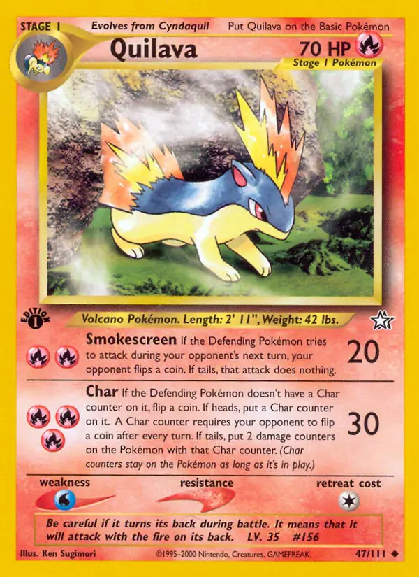 47/111 Quilava N1 Uncommon