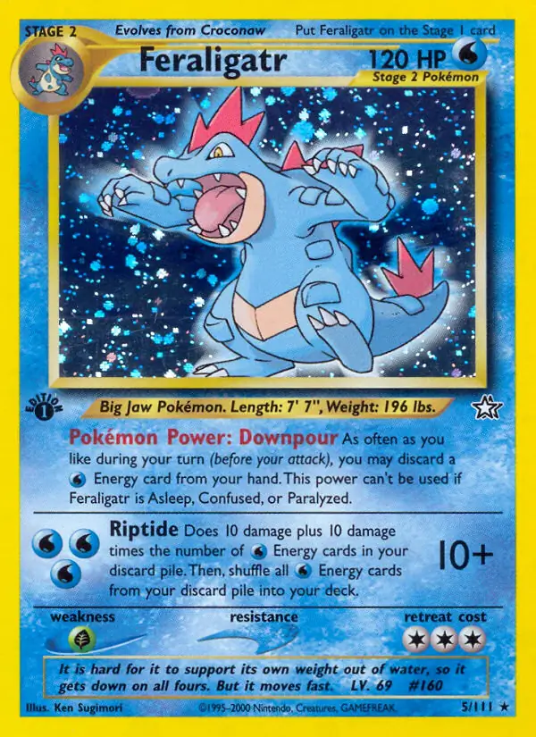 Feraligatr Genesis 5/111 Rare Holo