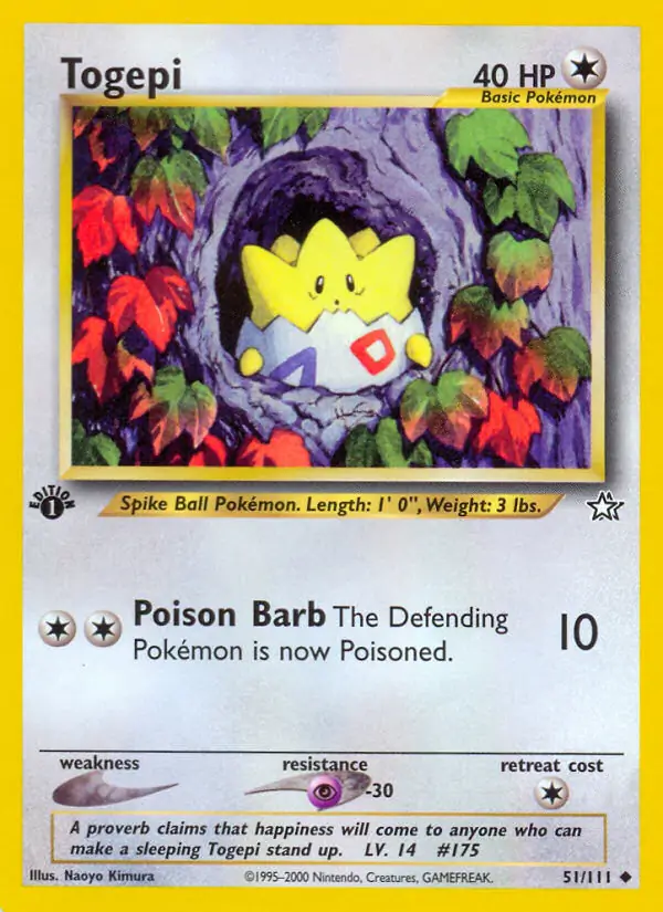 51/111 Togepi N1 Uncommon
