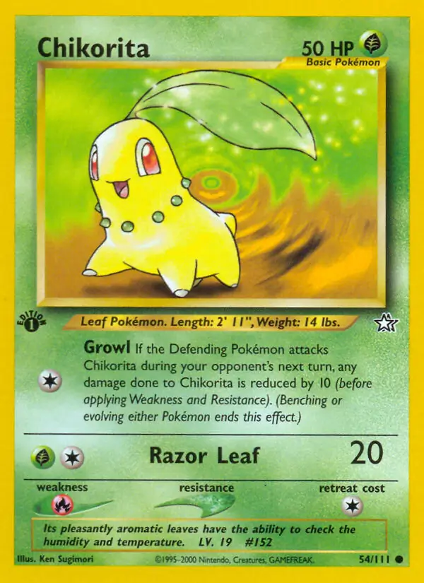 54/111 Chikorita N1 Common