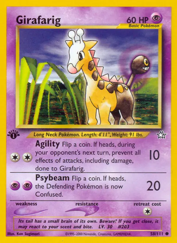 58/111 Girafarig N1 Common