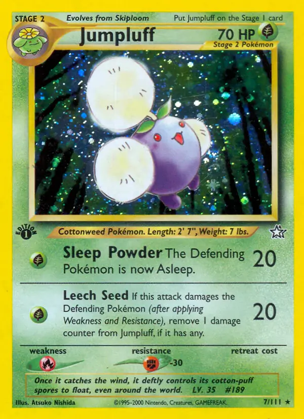 Jumpluff Genesis 7/111 Rare Holo